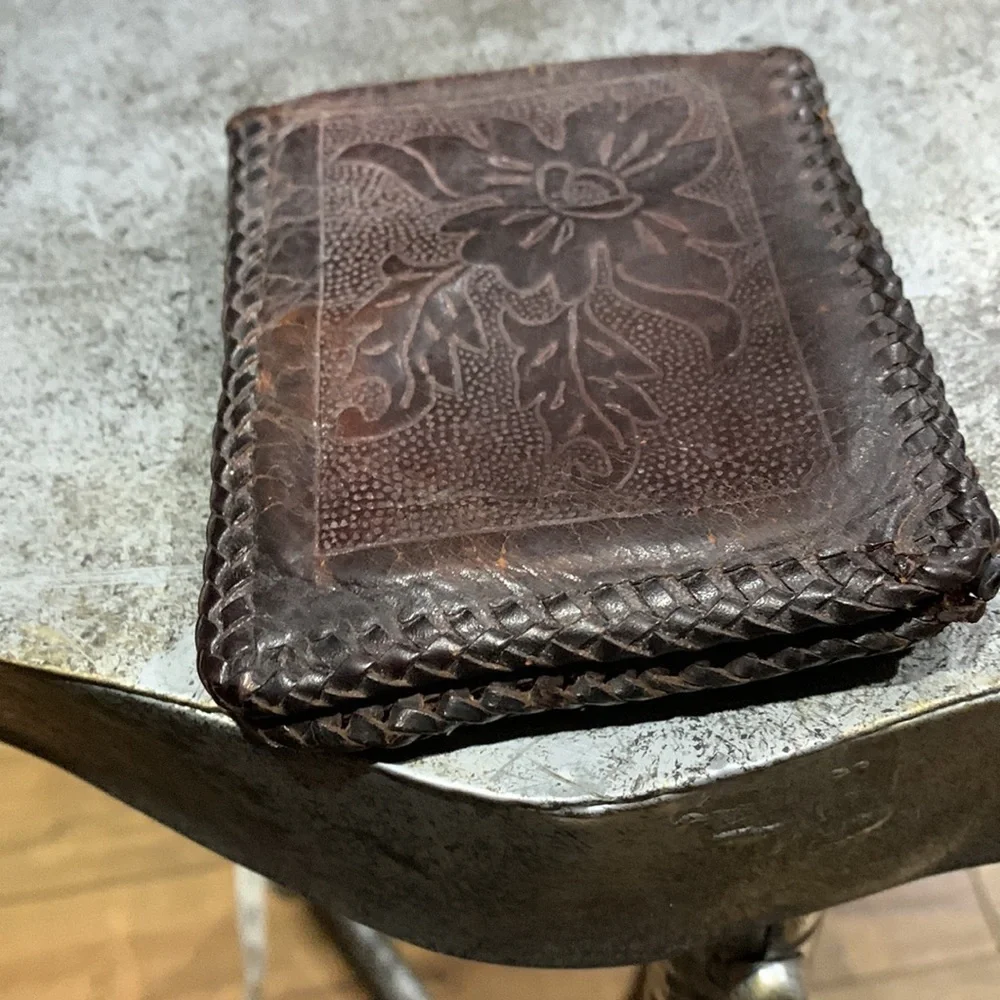 Vintage brown leather